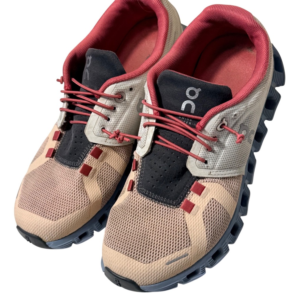 On Cloud X Womens Running Shoes Rose Sand ‎ Size 6.5 training gym cross fit